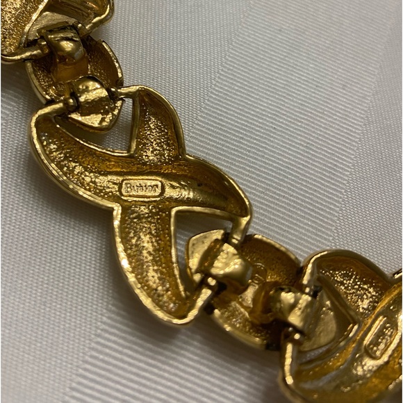 Vintage Butler Gold tone Choker style necklace - Picture 5 of 8